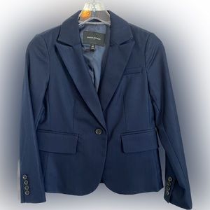 NWOT Banana Republic Cutaway Suit Blazer in Navy